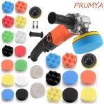 Polisseuse de voiture rotative 1200w disque de polissage 100mm et 125mm 600 a 8800rpm 6 vitesses avec ...