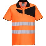 Polo de travail haute visibilité respirant slim anti uv portwest pw2 orange m Polo de travail haute visibilité respirant slim anti uv portwest pw2 orange m