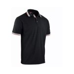 Polo de travail facom soccer noir / rouge taille l - fxww9010e - l