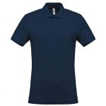 Polo de travail piqu� manches courtes homme kariban bleu marine m
