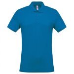 Polo de travail piqué manches courtes homme kariban bleu tropical s Polo de travail piqué manches courtes homme kariban bleu tropical s