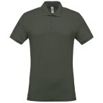 Polo de travail piqu manches courtes homme kariban kaki fonc xl