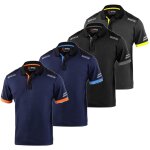 Polo de travail sparco toledo tech polo - xxxl - noir / orange