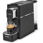 Machine  expresso polti coffea s15b, avec kit de 54 dosettes e. s. e, noir, design, rservoir 850ml