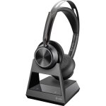 Poly - casque voyager focus 2 uc usb - a (plantronics) - casque bluetooth  deux oreilles (stro) avec ...