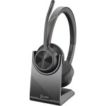 Poly - voyager 4320 uc wireless headset (plantronics) - casque avec microphone  perche - se connecte ...