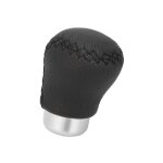 Adnauto - pommeau cuir noir - avec bague de marche ar -