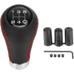 Pommeau de vitesse universelle 5 vitesse manuel pommeau auto pommeau de levier avec 3 adaptateurs pour ...