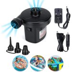 Pompe � air �lectrique portable dc 12v / ac 230 240v gonfleur �lectrique � remplissage rapide pompe de ...