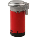 Pompe � air de voiture 12 v avec klaxon rouge - compresseur d'air tendance - �tanche - chrom� - ne rouille ...