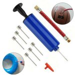 Pompe à ballon, 10 pcs pompe à billes avec aiguille + tuyau flexible + adaptateur de valve ball pump ... Pompe à ballon, 10 pcs pompe à billes avec aiguille + tuyau flexible + adaptateur de valve ball pump ...