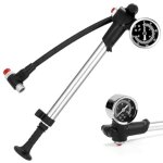 Pompe � chocs haute pression(max 300 psi), pompe d'amortisseur vtt avec manom�tre et bouton de purge, ...