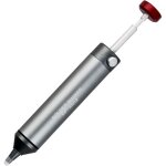Pompe � dessouder avec buse en silicone r�sistant aux hautes temp�ratures, bo�tier en aluminium de qualit� ...