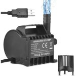 Pompe  eau submersible lectrique 500 l / h, petite, portable. lvation max. 1, 5 m, pour fontaine, ...