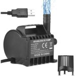 Pompe  eau submersible lectrique 500 l / h, petite, portable. lvation max. 1, 5 m, pour fontaine, ...