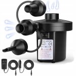 Pompe lectrique  balles matelas piscine 12v / 230v + extrmits voiture vlo