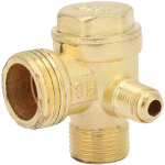 Pompe � t�te de compresseur d'air clapet anti - retour en alliage de zinc dor� excellent remplacement ...