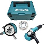 Ponceuse d'angle 1100 w + accessoires en coffret makita makita powerset