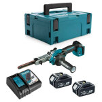 Makita - ponceuse  bande 18v bl lxt (2x3, 0 ah) en coffret dbs180rfj