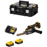 Dewalt - ponceuse  bande dcm200p2t (2 x 5, 0 ah dcb1104 tstak ii)