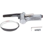 Jeffergarden ponceuse  bande pneumatique 10mm en acier inoxydable, outil manuel de meulage  360  avec ...