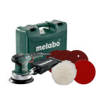 Metabo - ponceuse excentrique 150 mm 310 w sxe 3150 set dans coffret avec accessoires 690922000