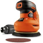 Dual power ponceuse excentrique sans fil de 20 v powdp50400 - papier abrasif ?125 mm, 24 000 min - 1 ...