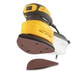 Ponceuse a main - powerplus - powdp50200 - 180 w - pour gaucher et droitier - livr�e avec 5 feuilles ...