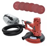 Bigb - ponceuse murale orbitale pour placo et platre 710 w + aspi