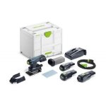 Ponceuse sans fil rtsc 400 3, 0 i - set / 2x 3, 0 ah batterie + chargeur en systainer - 578133 - festool ...