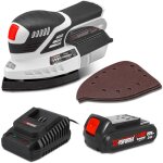 X - performer - ponceuse triangulaire 20v max avec batterie 2ah - x performer