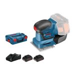 Ponceuse vibrante 18v gss 18v - 10 + 2 batteries procore 4ah + chargeur gal 18v - 40 + coffret l - boxx ...