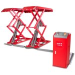 Pont ciseaux �l�vateur 4 t 1950 mm 3x400 v mw tools sl405u