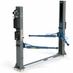 Topcar - pont �l�vateur 4 tonnes � deux colonnes avec d�verrouillage automatique des bras 400v - p2c4prm ...
