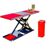 Pont moto électrique professionnel 230v - 1, 1kw - 600kg 2200x780mm modèle extra bas 75mm mw tools esb600pro ... Pont moto électrique professionnel 230v - 1, 1kw - 600kg 2200x780mm modèle extra bas 75mm mw tools esb600pro ...