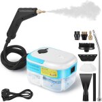 Portable steam cleaner, 1200w power, featuring a 1200ml large - capacity water tank, high - pressure ...