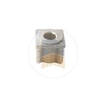Portac ? embout perc� 30x30 pour tubes 1, 2 / 1, 5 mm ? finition brut ? compatible gond 12 mm ? installation ...