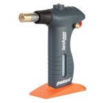 Chalumeau  gaz professionnel avec allumage pizo intgr, flamme rglable jusqu' 1350 c, rsistant ...