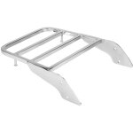 Porte - bagages arri�re de moto sissy bar pour honda shadow vt750 c2 1997 - 2003 chrome silver