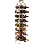 Porte - bouteille de vin en fer forg� porte - bouteille mousseux 105x25 cm pr�sentoir � vin au sol pour ...