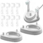 Jamais utilis]porte - brosse  dents lectrique, 2 pices, porte - ttes pour brosse  dents lectrique, ...