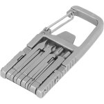 Porte - cl�s 12 en 1, tournevis multi - outils, embout pliable, ouvre - bouteille, outil de poche portable ...