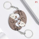 Porte - cl�s en bois porte - cl�s suspendu en forme de loutre