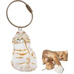 Porte - cl�s bouteille transparente pour r�cup�rer les poils de chat, souvenir, bo�te de rangement, anneau ...