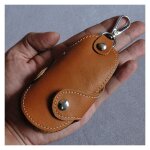 Porte - cls en cuir pour cls de voiture, portefeuille, organisateur de cls
