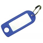 Porte - cl� �tiquette plastique - bernard vandros gom - bleu