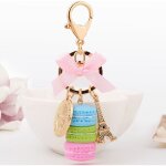 Porte - clés macaron coloré et mignon Porte - clés macaron coloré et mignon