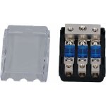 Porte - fusible audio de voiture, rpartiteur de bloc de distribution d'autoradio 1 en 3 sorties porte ...