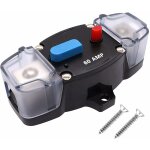 Aougo - porte fusible de voiture 12v - 48v systme de protection de fusible audio pour voiture, camping ...