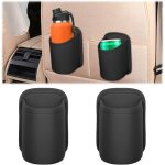 Porte gobelet voiture, lot de 2 support bouteille en cuir, support portable voiture � clipser pour la ...